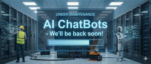 AI ChatBotsサイト メンテナンスのお知らせ（本日2/3 18:00〜20:00）
