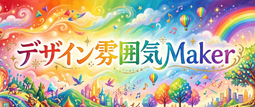 🎨 「デザイン雰囲気Maker」をリリースしました！